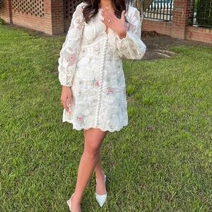 Zimmerman Zinnia Silk Mini Dress